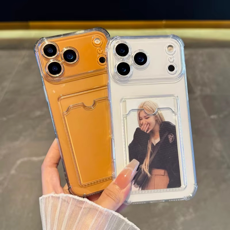 Camera Lens Protector - Прозрачный чехол-держатель для карт для iPhone