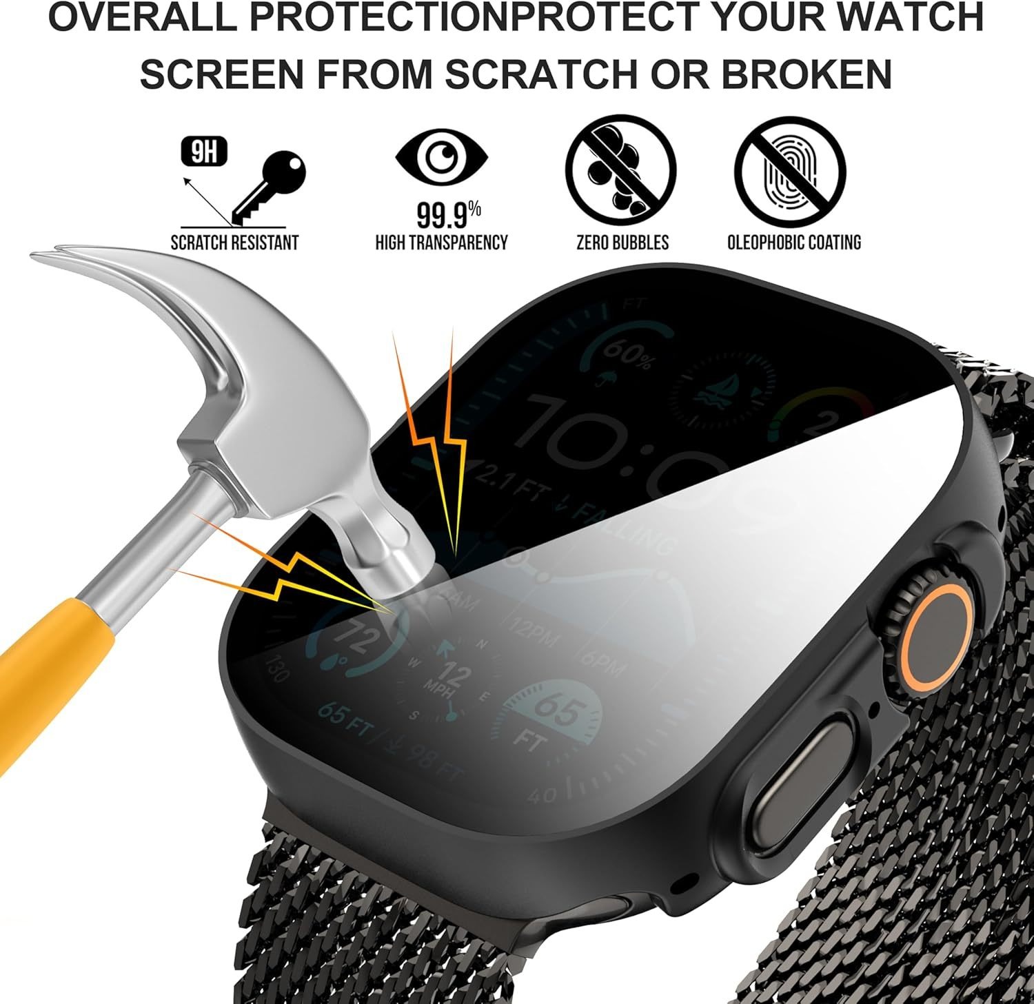 3 упаковки для Apple Watch Ult – обзор и цена Privacy Screen Protector