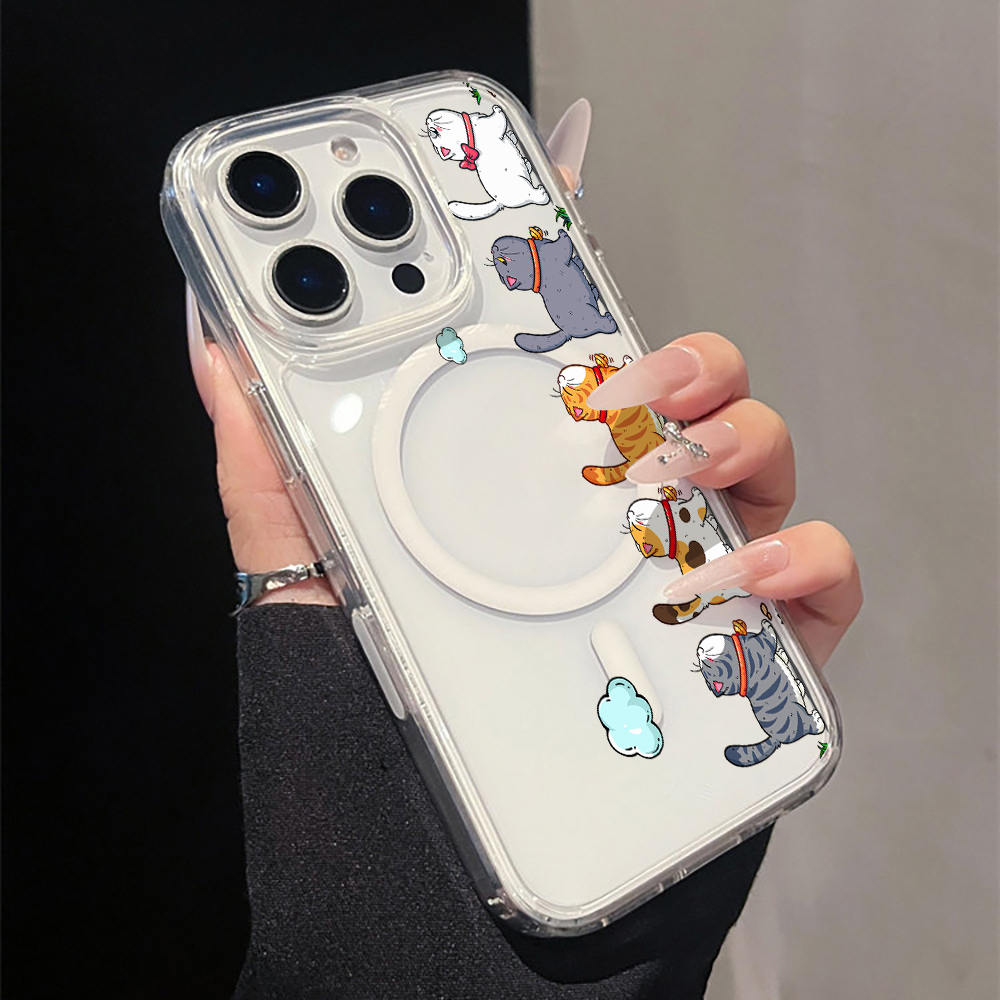 Милый мультяшный кот: Прозрачн – обзор и цена Apple Iphone 15 Pro Max