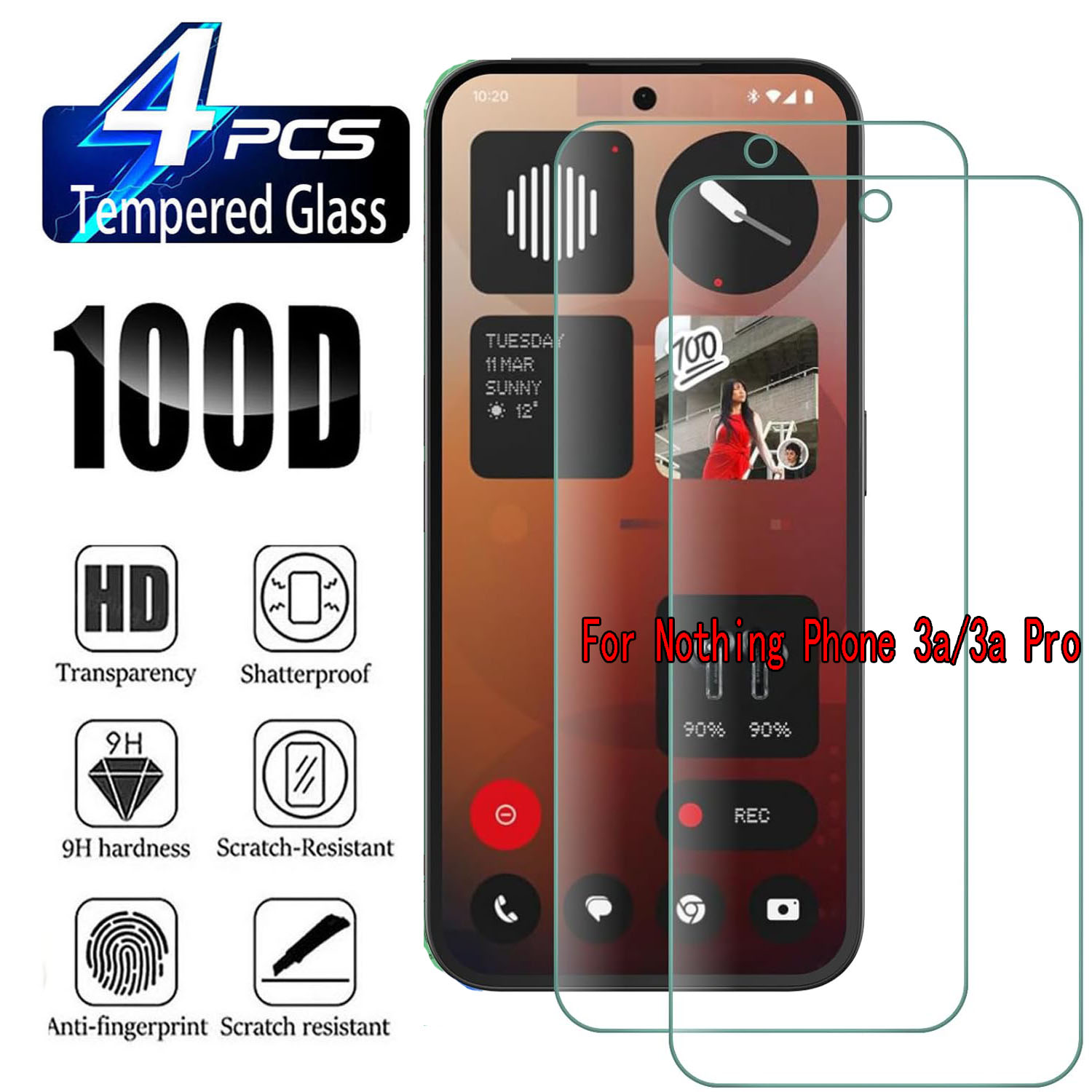 2/4 шт. HD-защитная пленка для – обзор и цена Tempered Glass Screen 9H